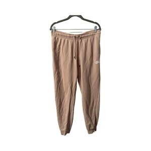 Nike Light Pink Jogger Sweat Pants Women Size Large